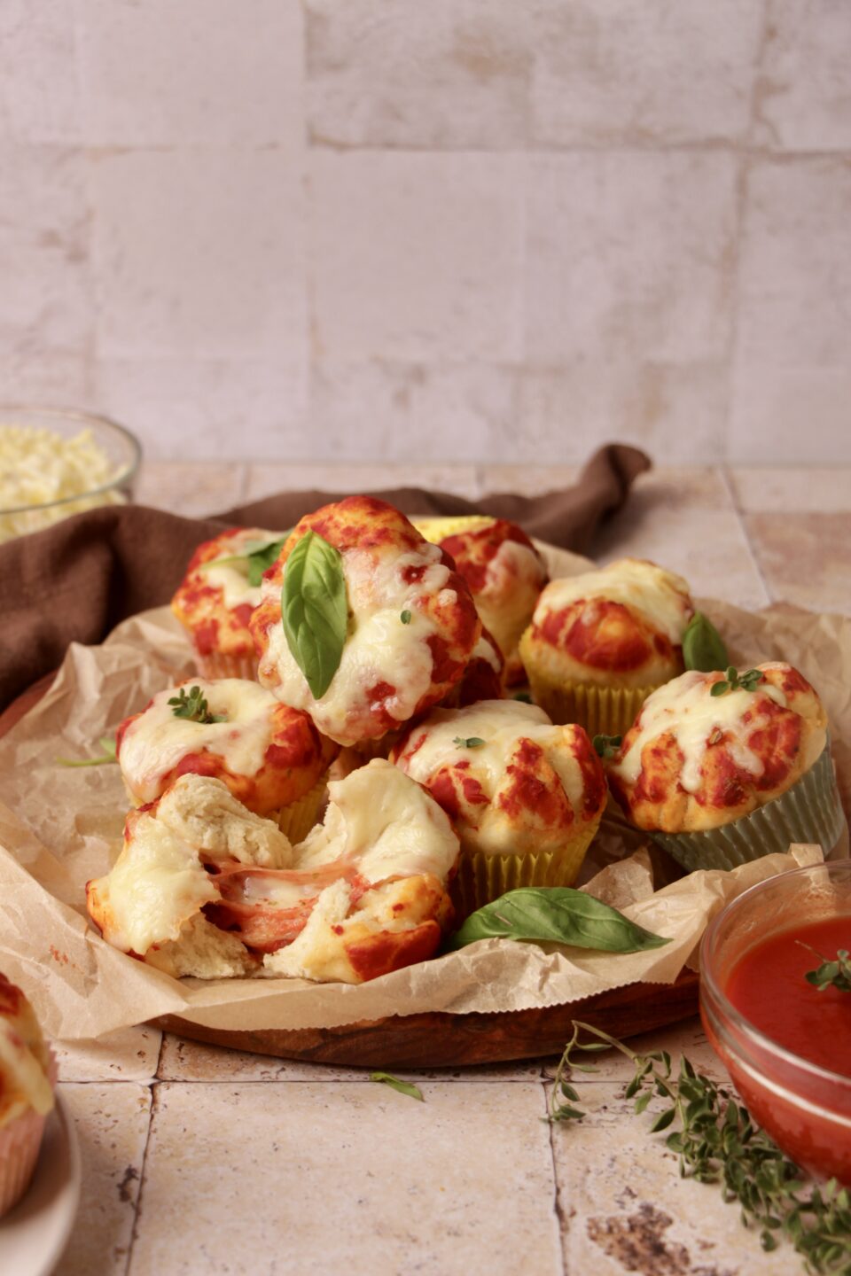 Muffin di pizza