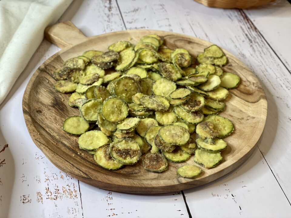 chips di zucchine al forno