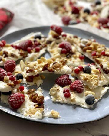 barrette di yogurt con frutta
