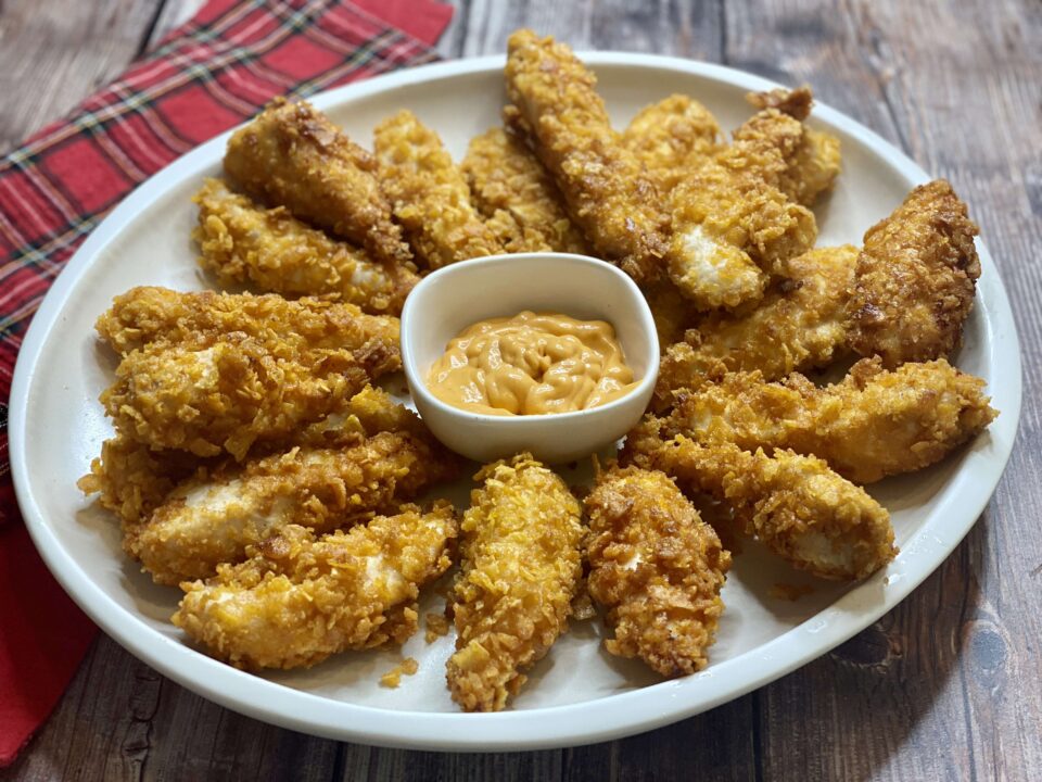 POLLO FRITTO CON CORN FLAKES