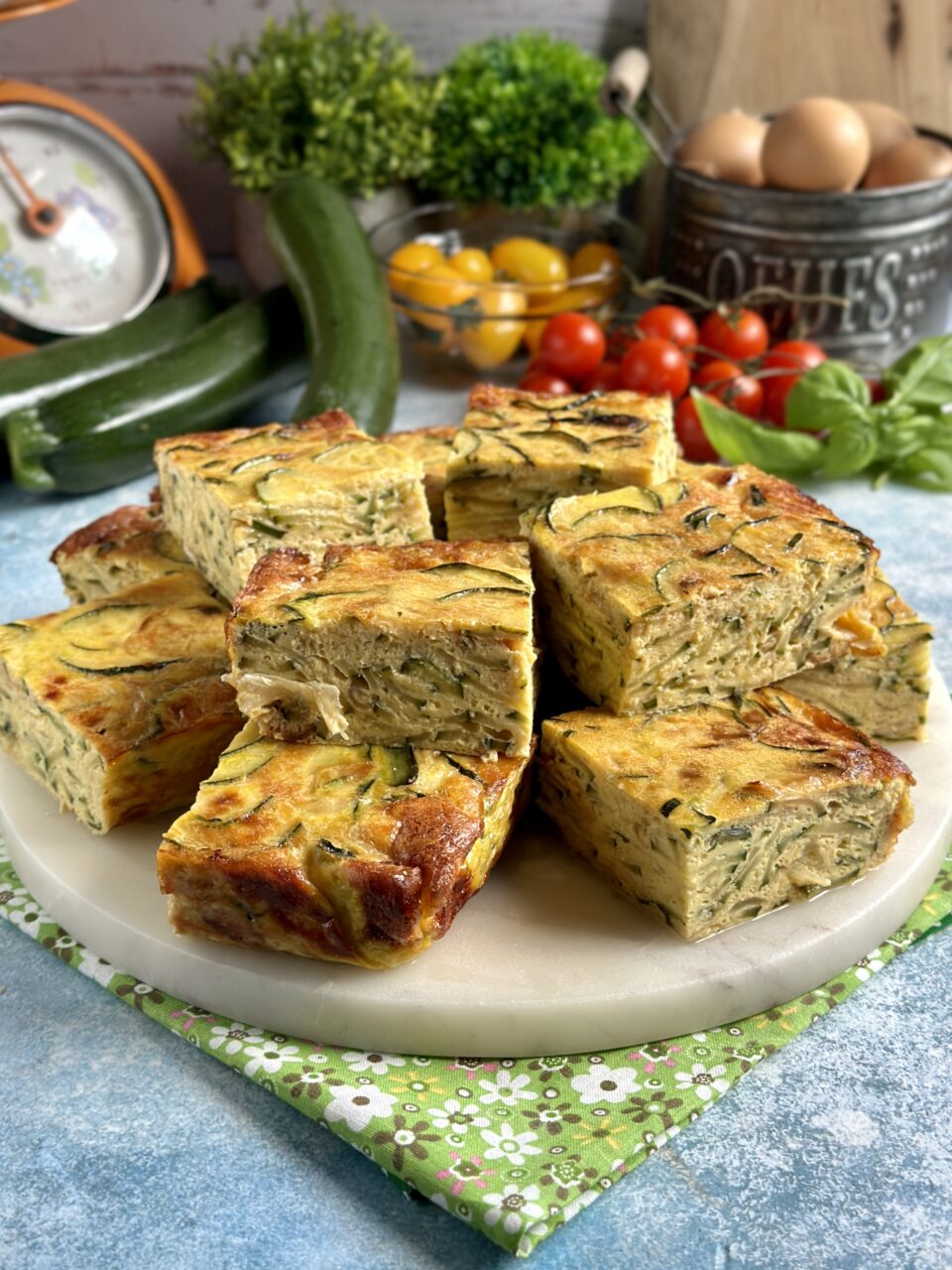 frittata al forno con zucchine