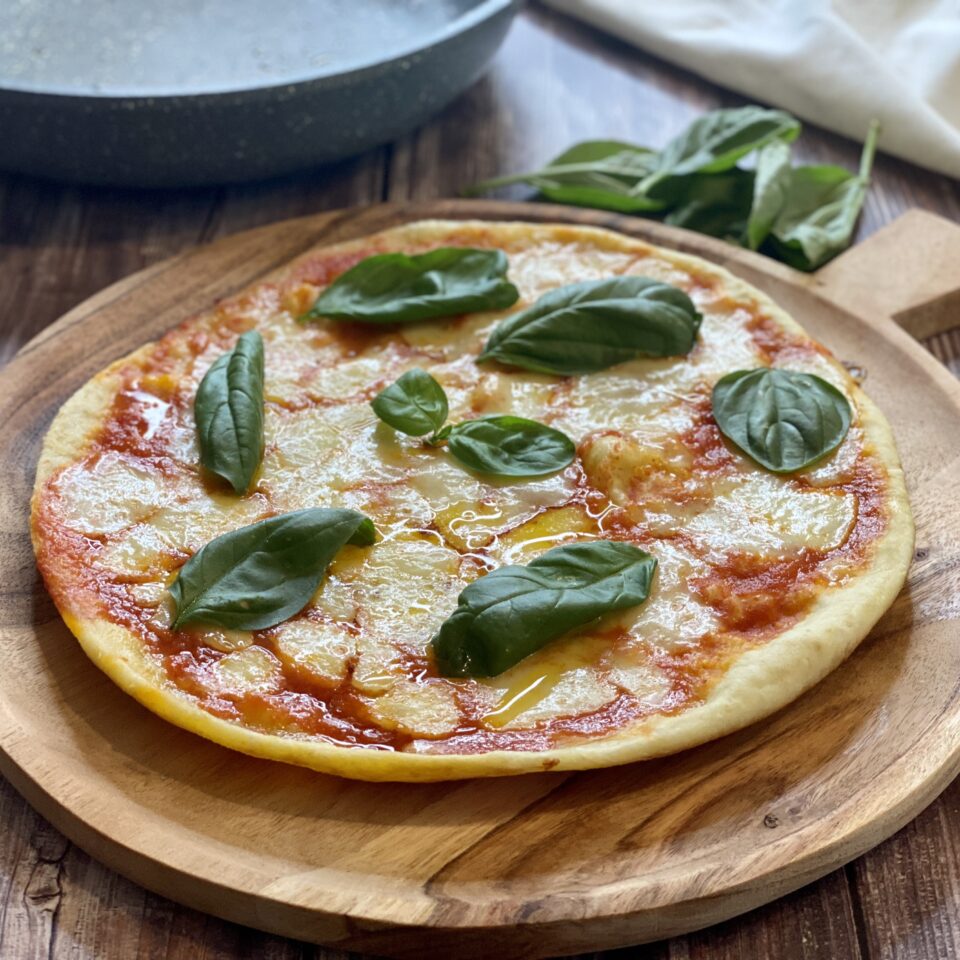 pizza veloce in padella