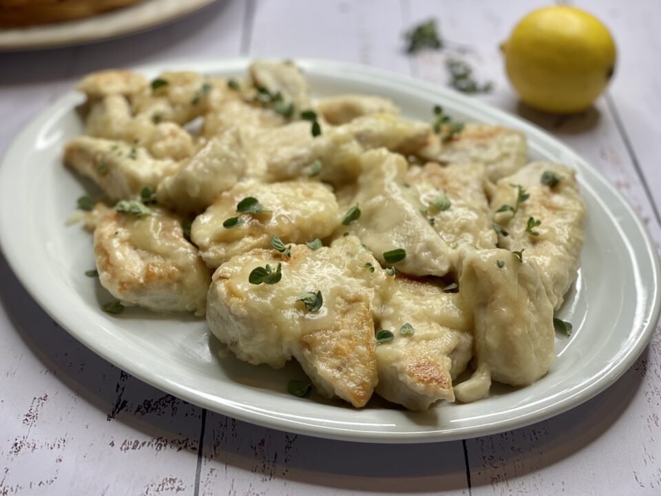 pollo cremoso al limone