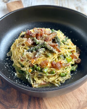 carbonara agli asparagi