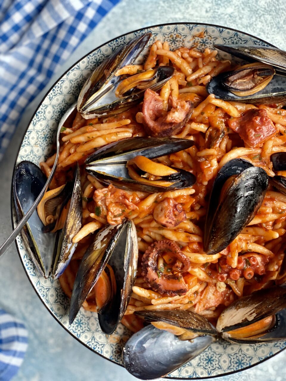 Pasta polpo e cozze