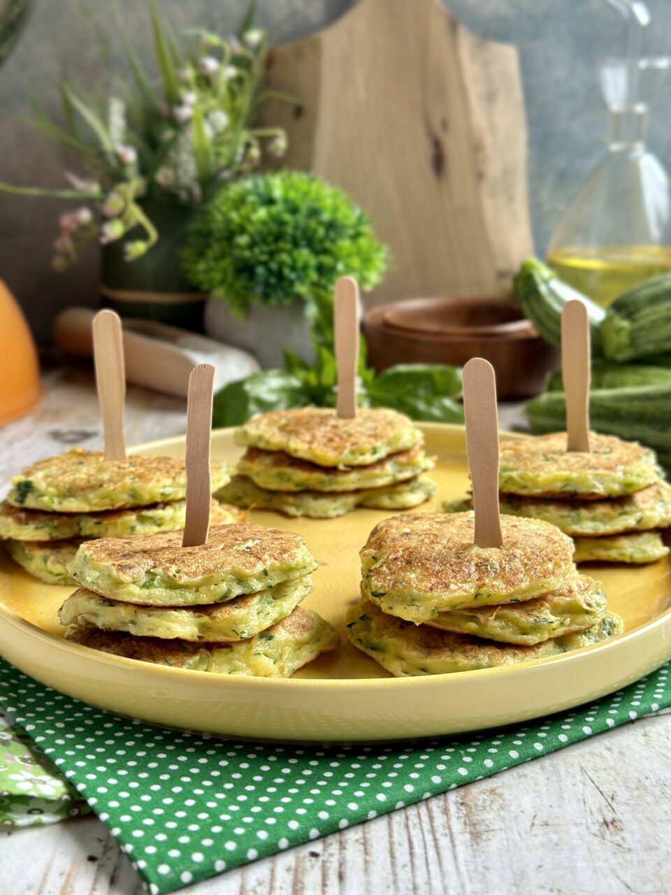 frittelle di zucchine light