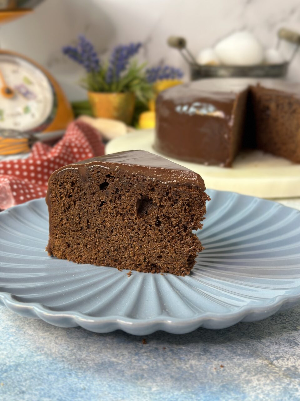 torta al cioccolato con glassa